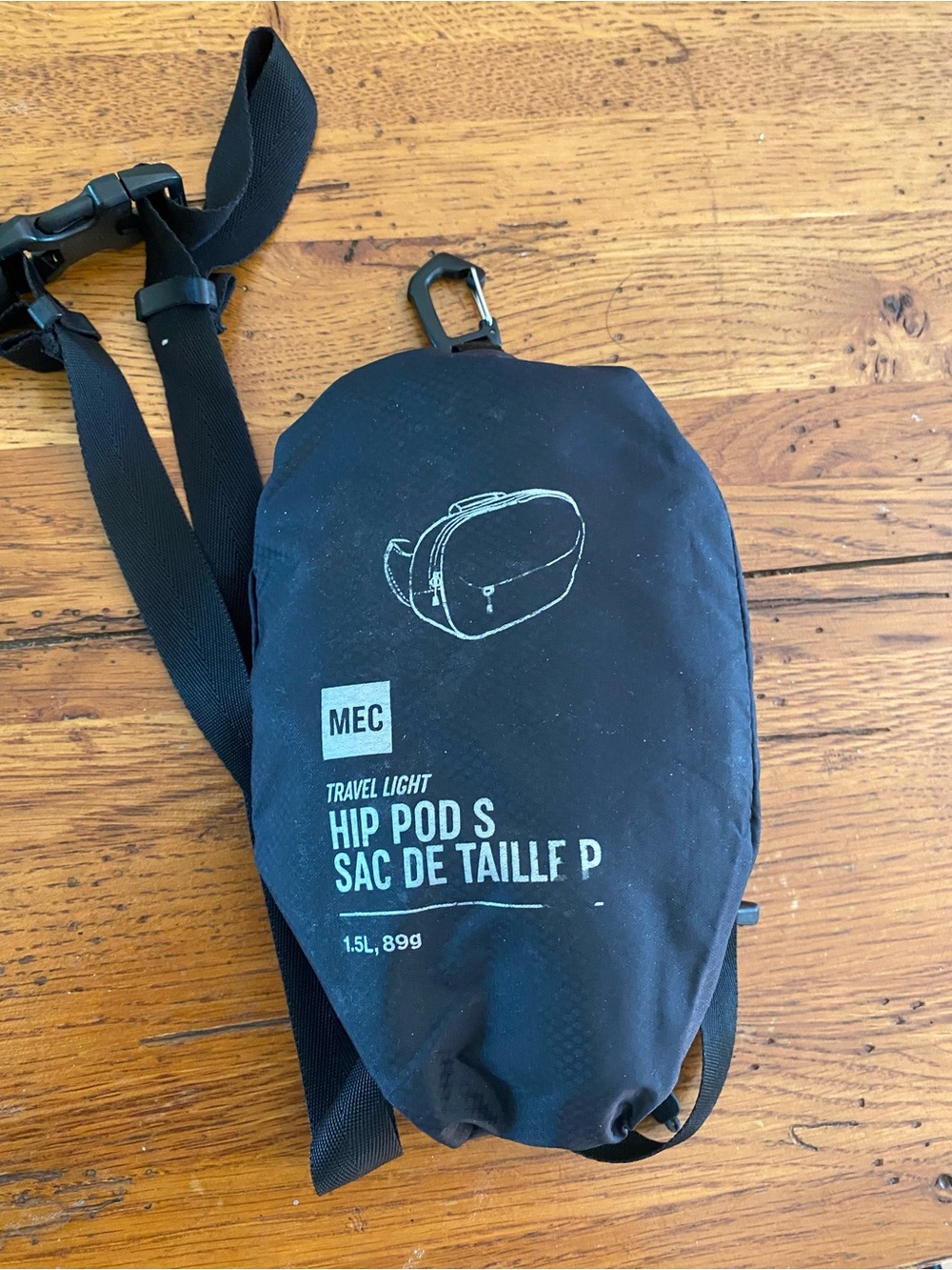 MEC Travel Light Hip Pod S - Black